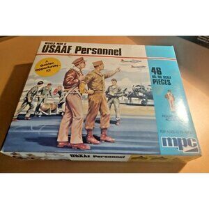 MPC 1/72 USAFF Personnel World War II Figures 46 pcs #1-6009 1982